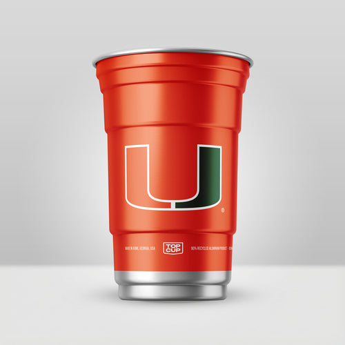 University of Miami NCAA Aluminum Cup