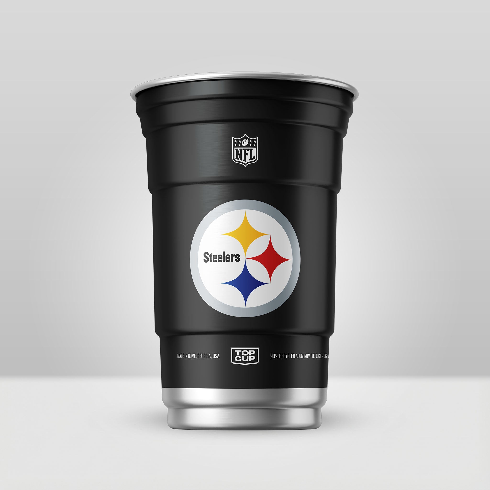 Top Cup Pittsburgh Steelers NFL Aluminum Cup – Top Cup Aluminum Cups