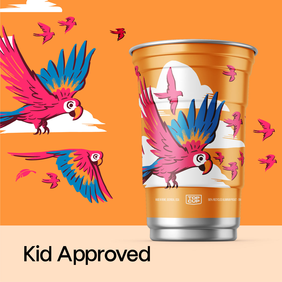 Kids Air Design Aluminum Cup