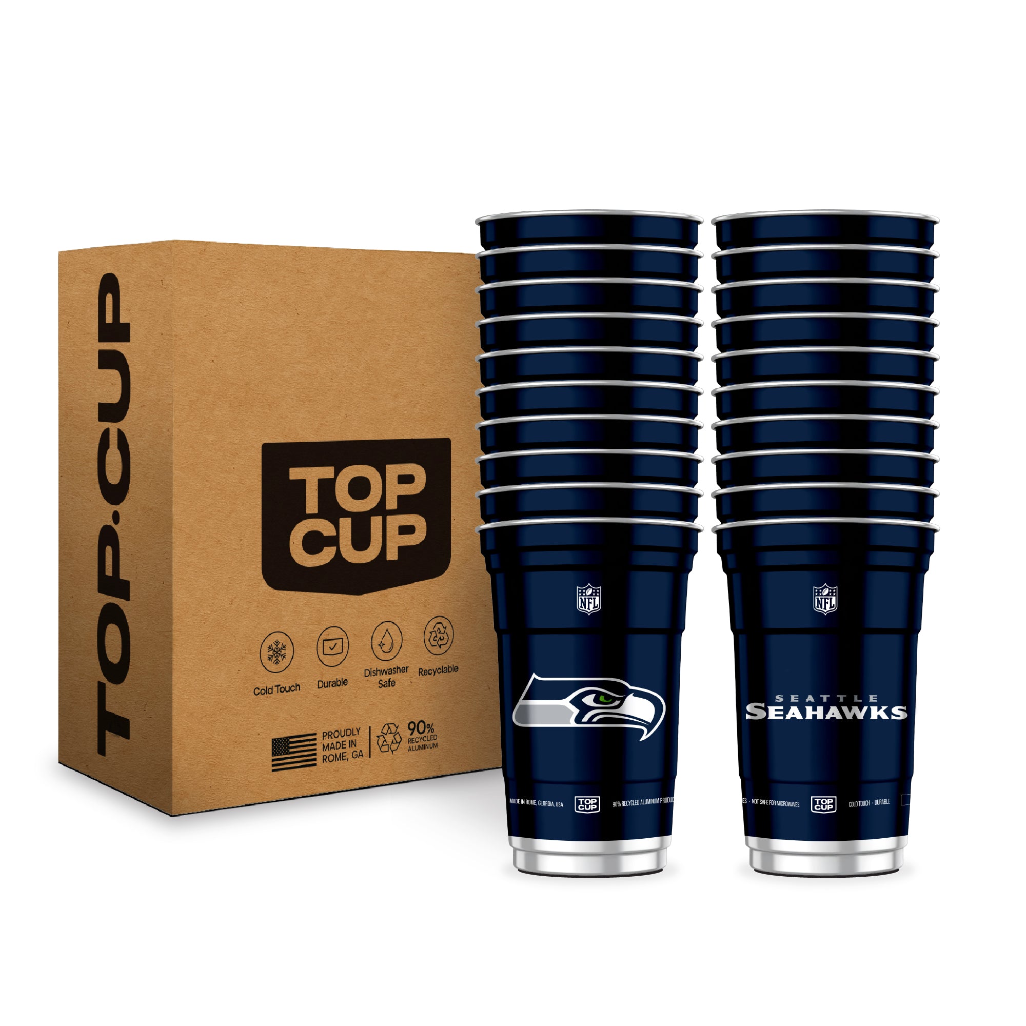Top Cup Seattle Seahawks NFL Aluminum Cup