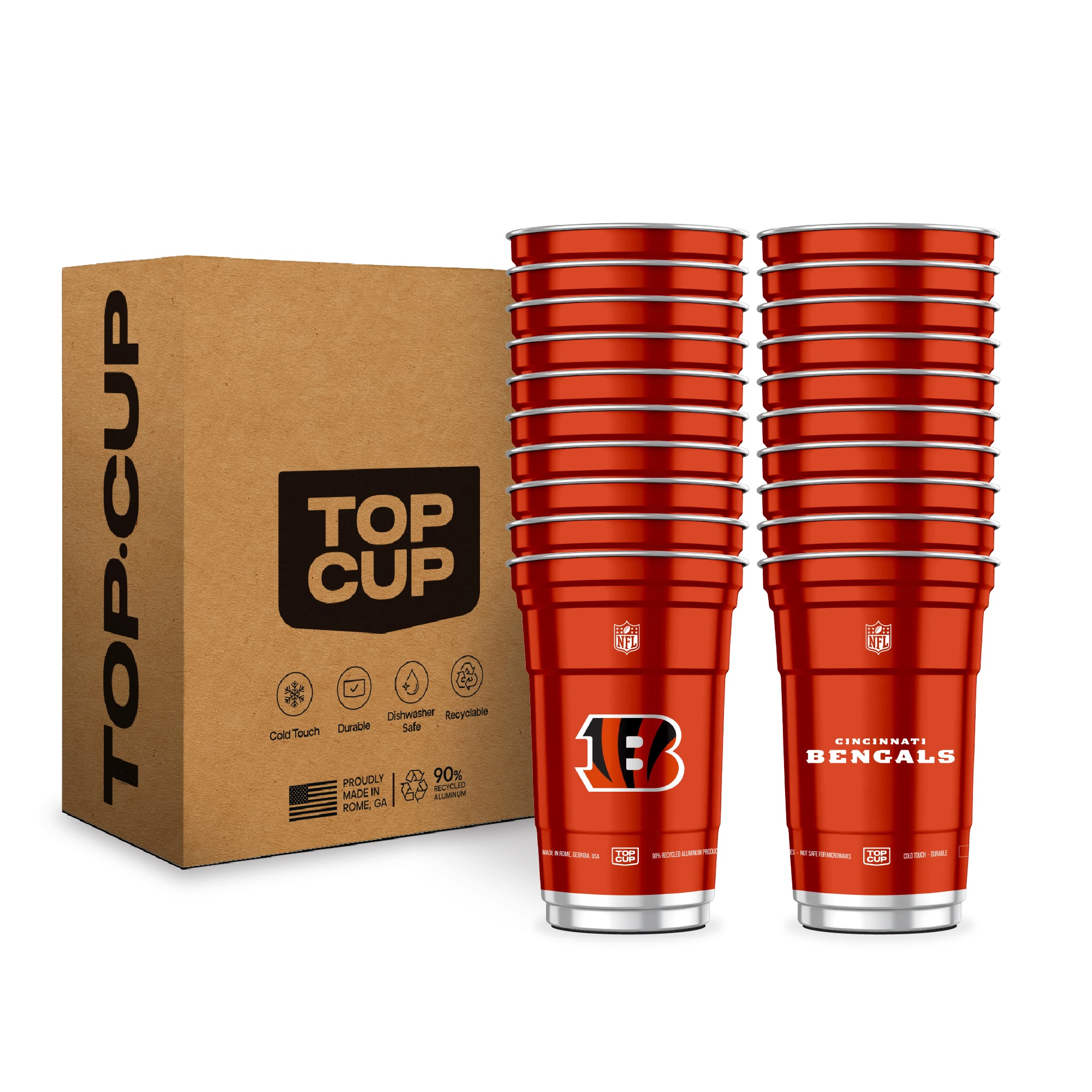 Top Cup Cincinnati Bengals NFL Aluminum Cup