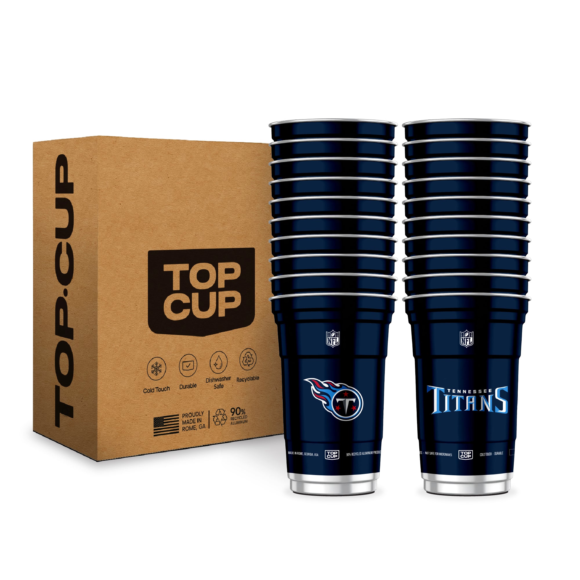 Top Cup Tennessee Titans NFL Aluminum Cup