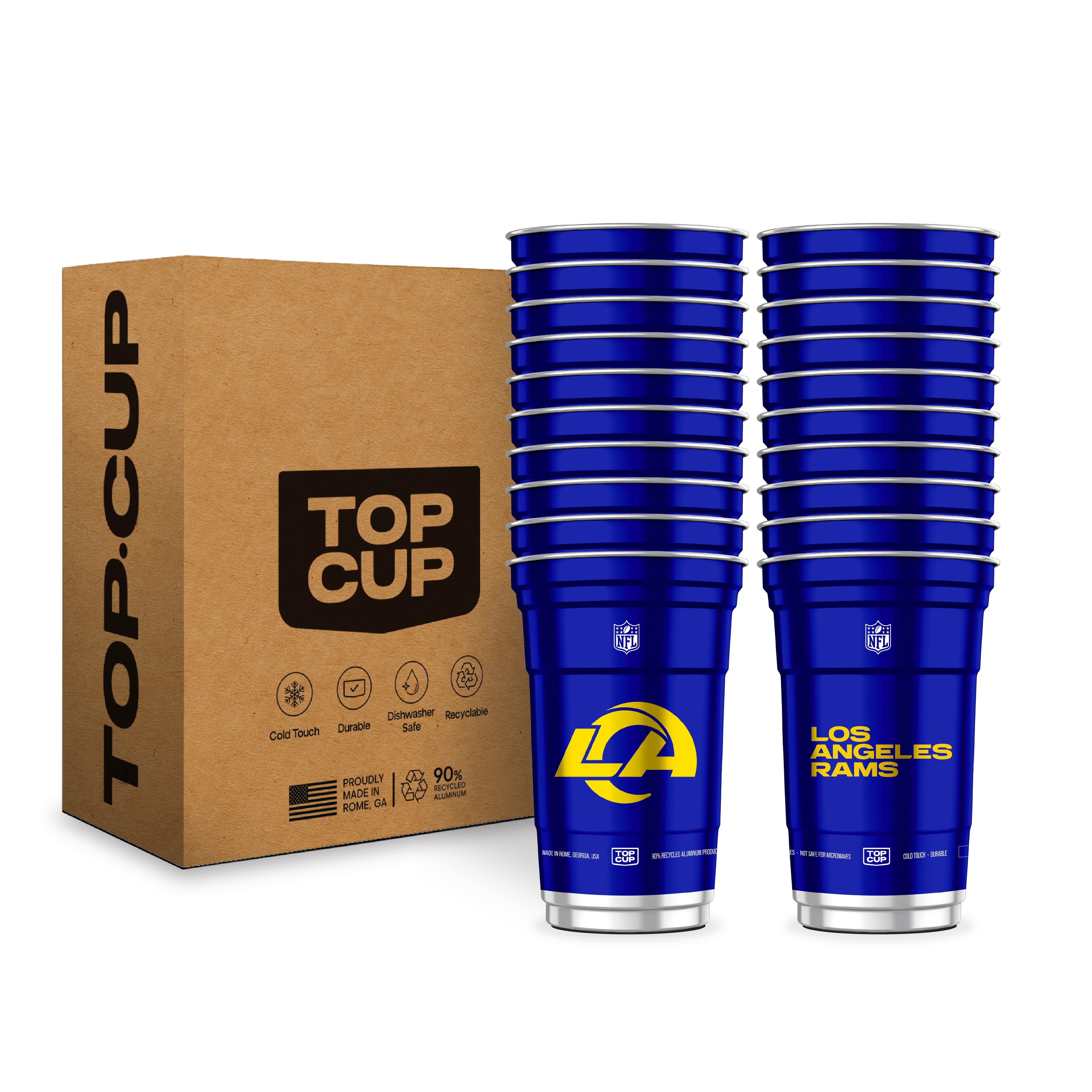 Top Cup Los Angeles Rams NFL Aluminum Cup