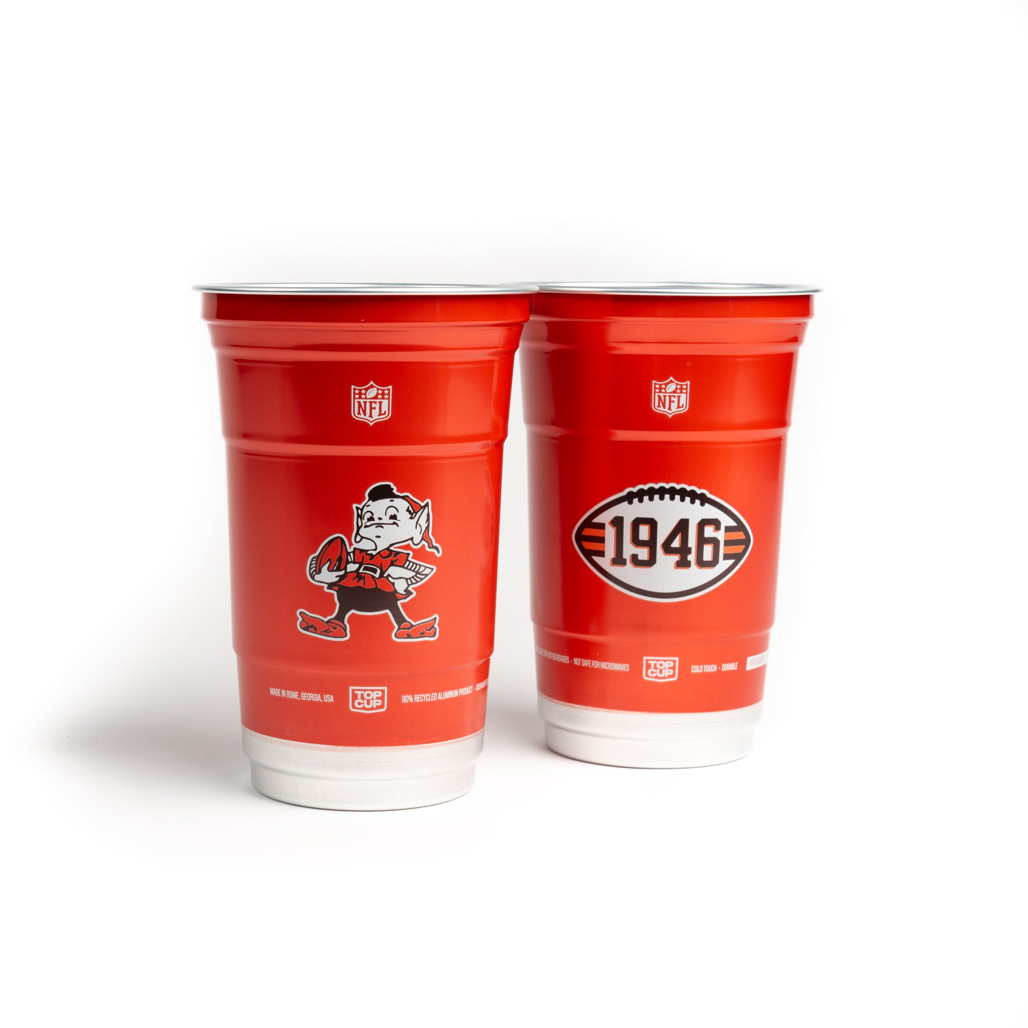 Top Cup Cleveland Browns NFL Aluminum Cup
