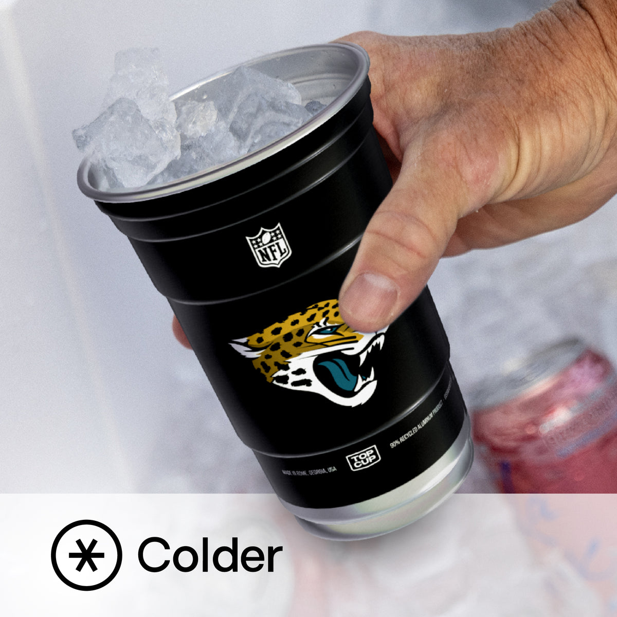 Top Cup Jacksonville Jaguars NFL Aluminum Cup