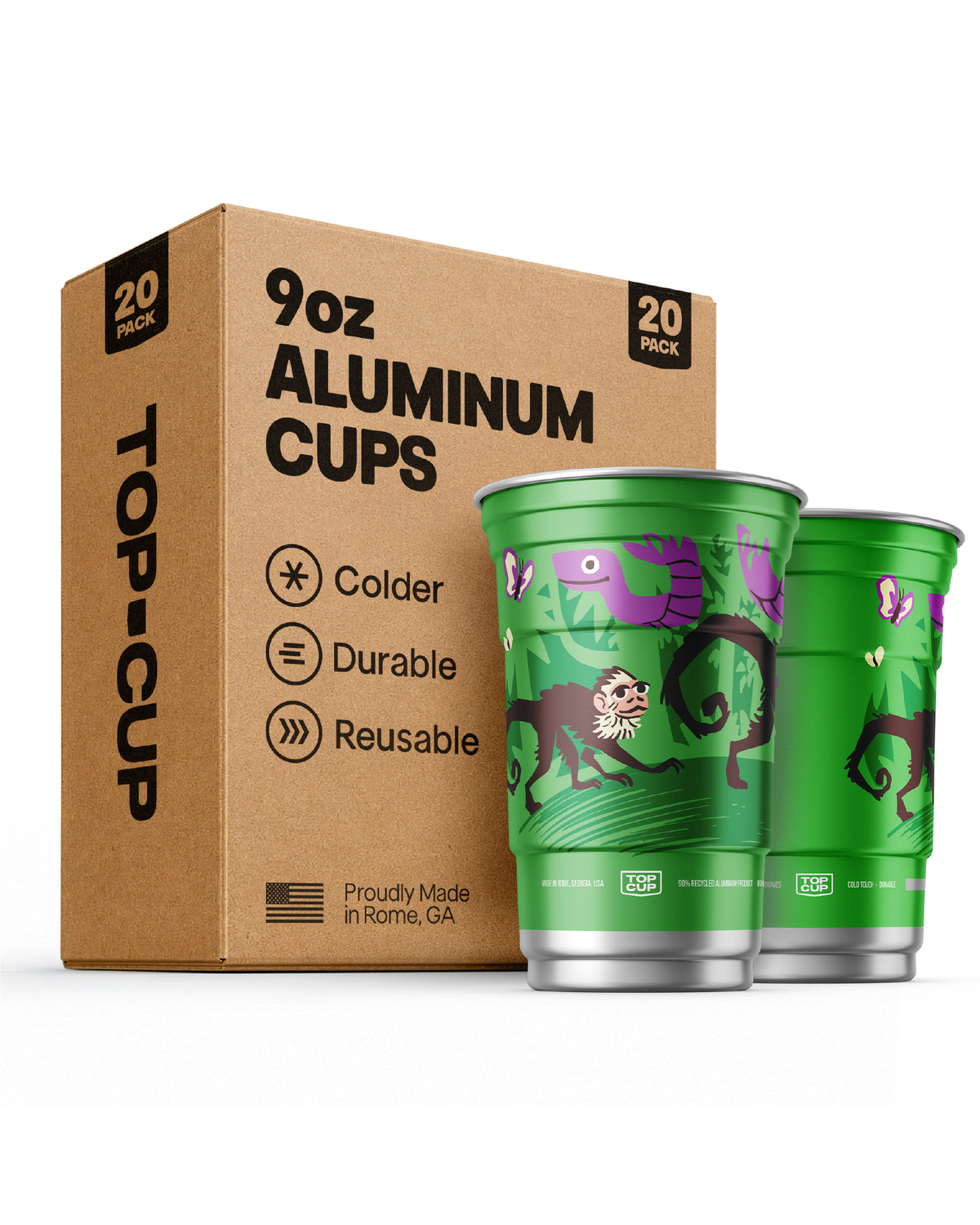 Kids Land Design Aluminum Cup