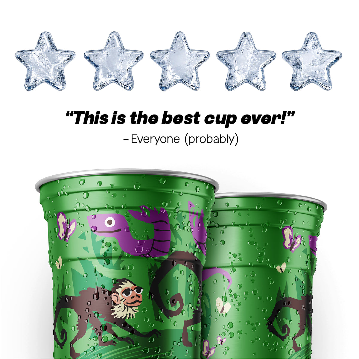 Kids Land Design Aluminum Cup