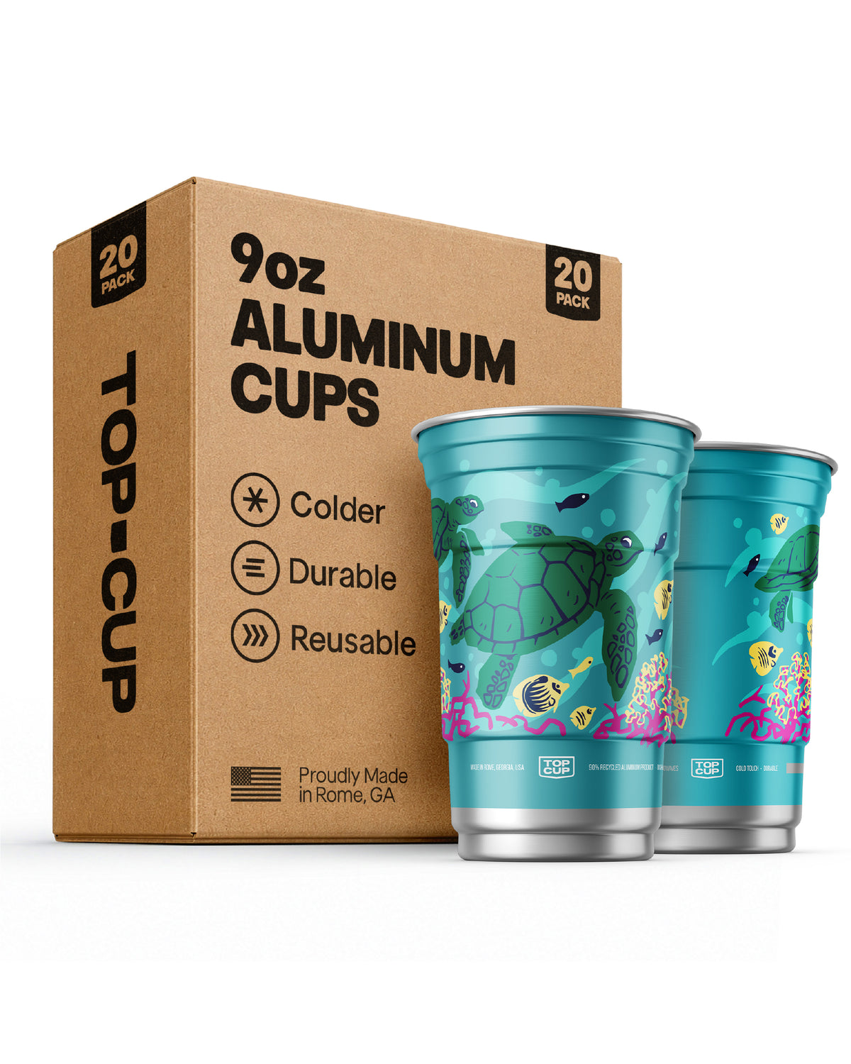 Kids Sea Design Aluminum Cup