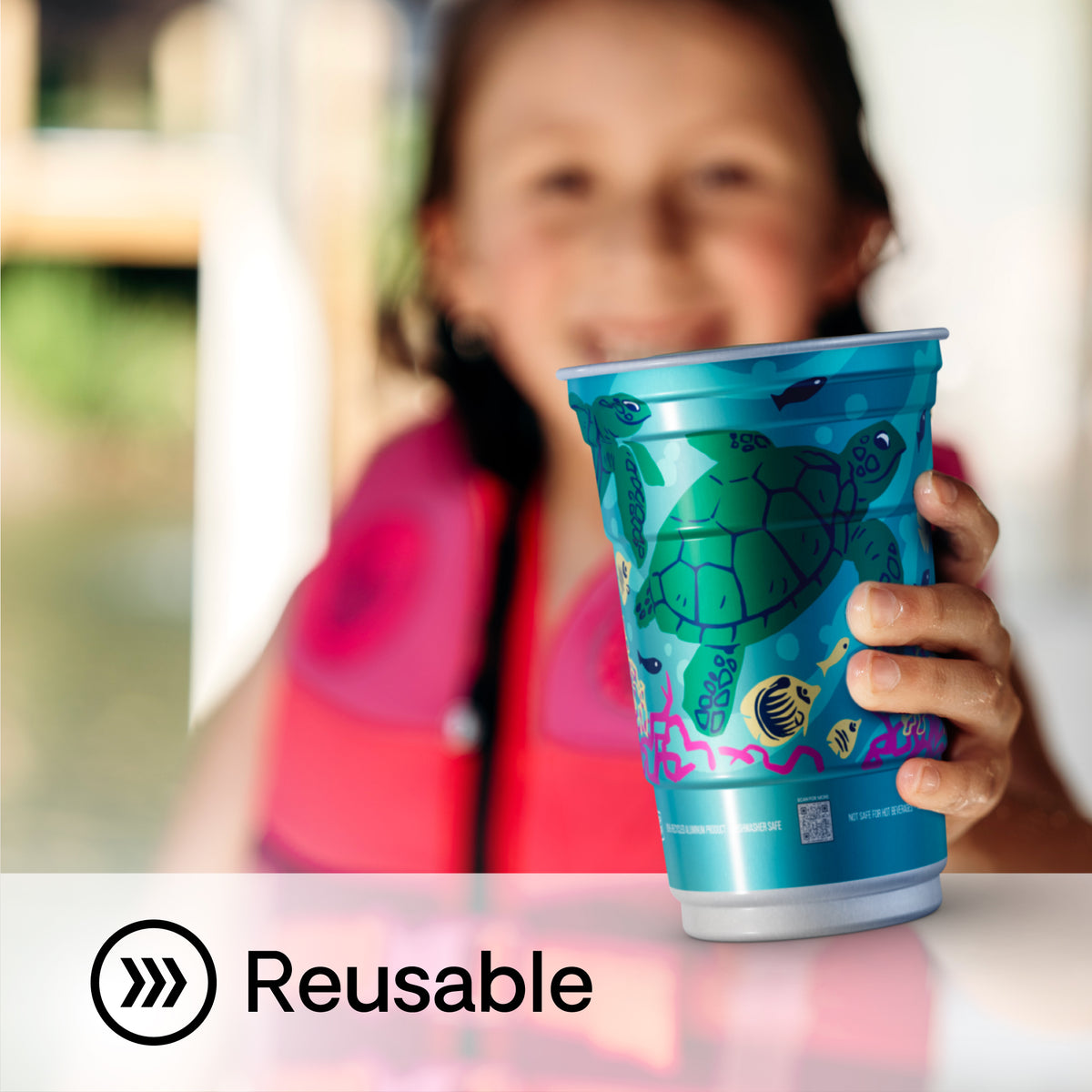 Kids Sea Design Aluminum Cup