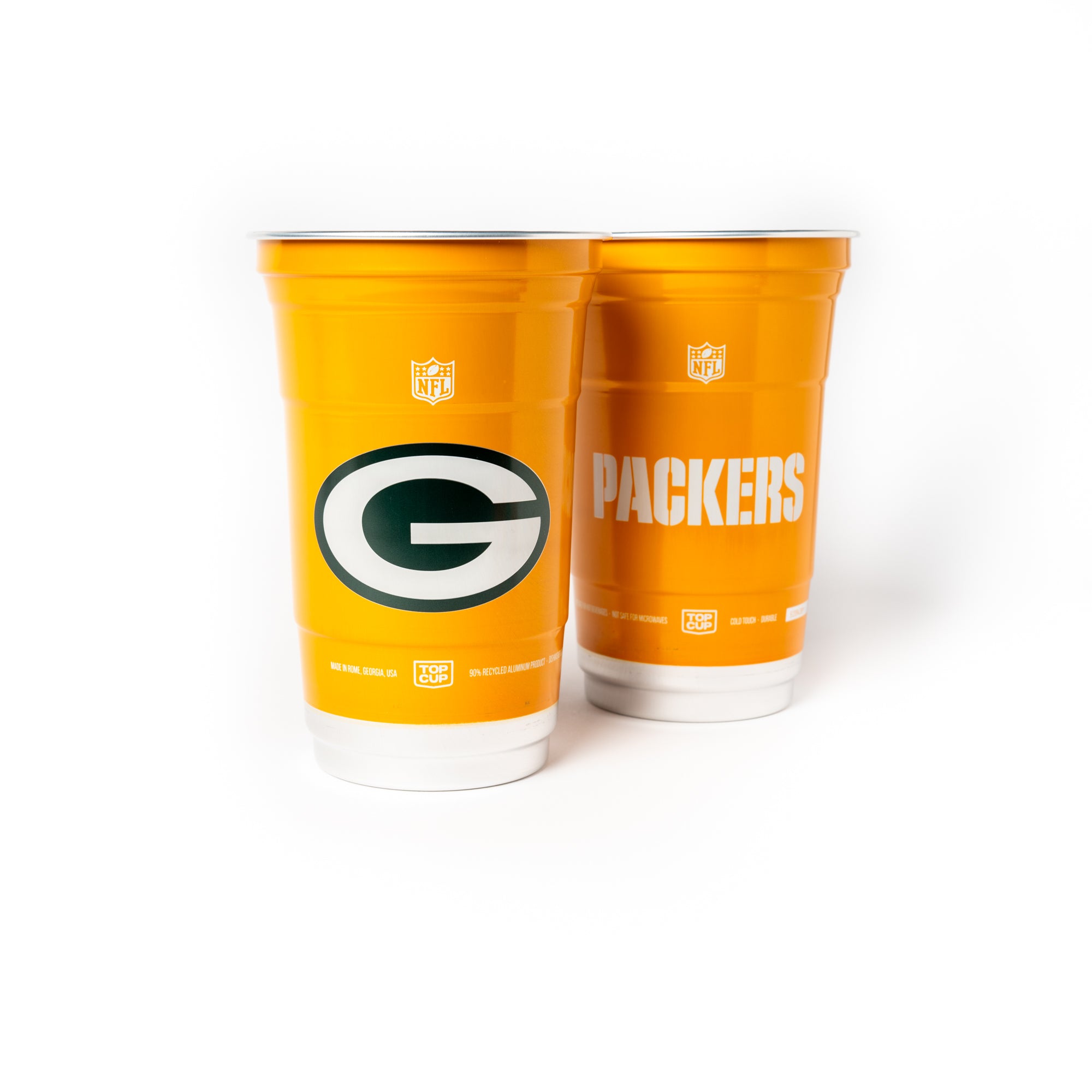 Top Cup Green Bay Packers NFL Aluminum Cup – Top Cup Aluminum Cups