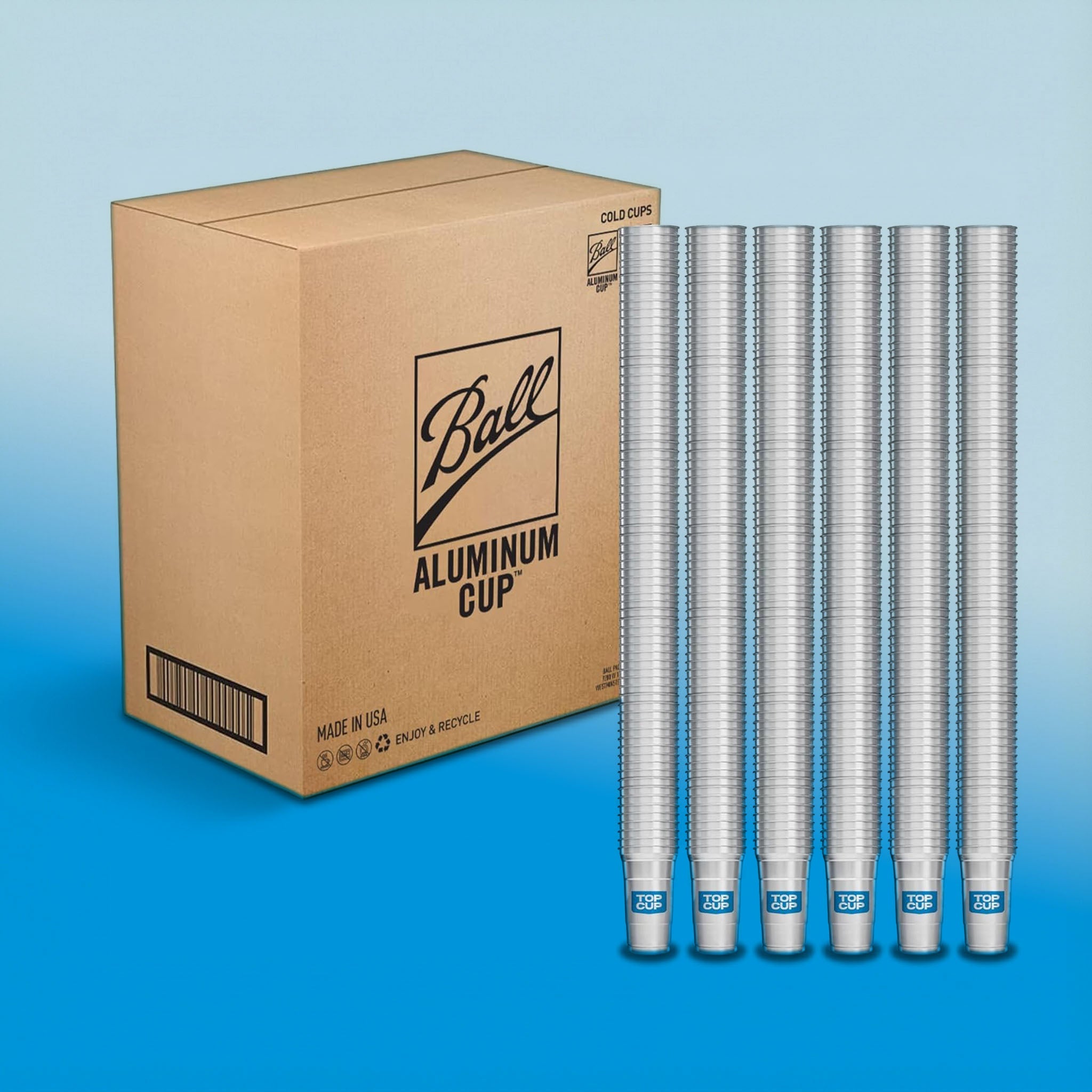 Top Cup Aluminum Cup Bulk Packs