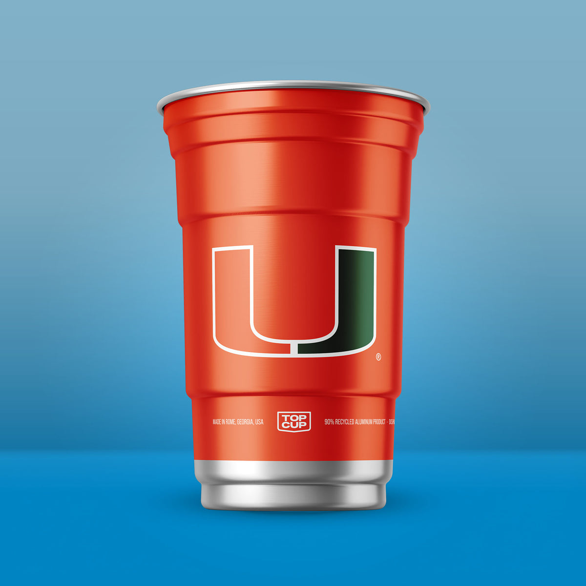 University of Miami NCAA Aluminum Cup