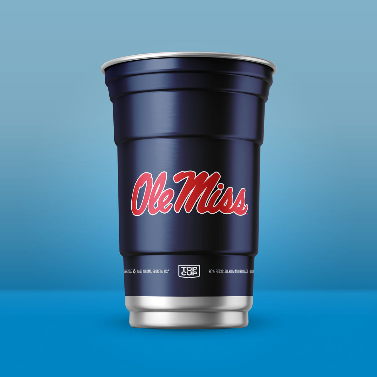 Ole MIss NCAA Aluminum Cup