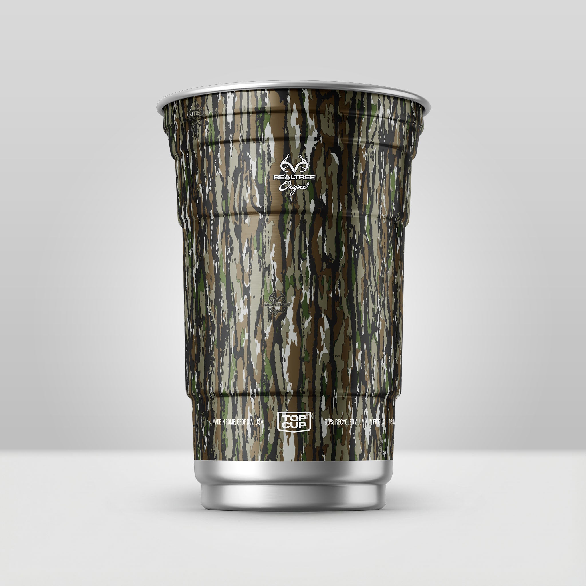 Top Cup Realtree Original Camo Aluminum Party Cups