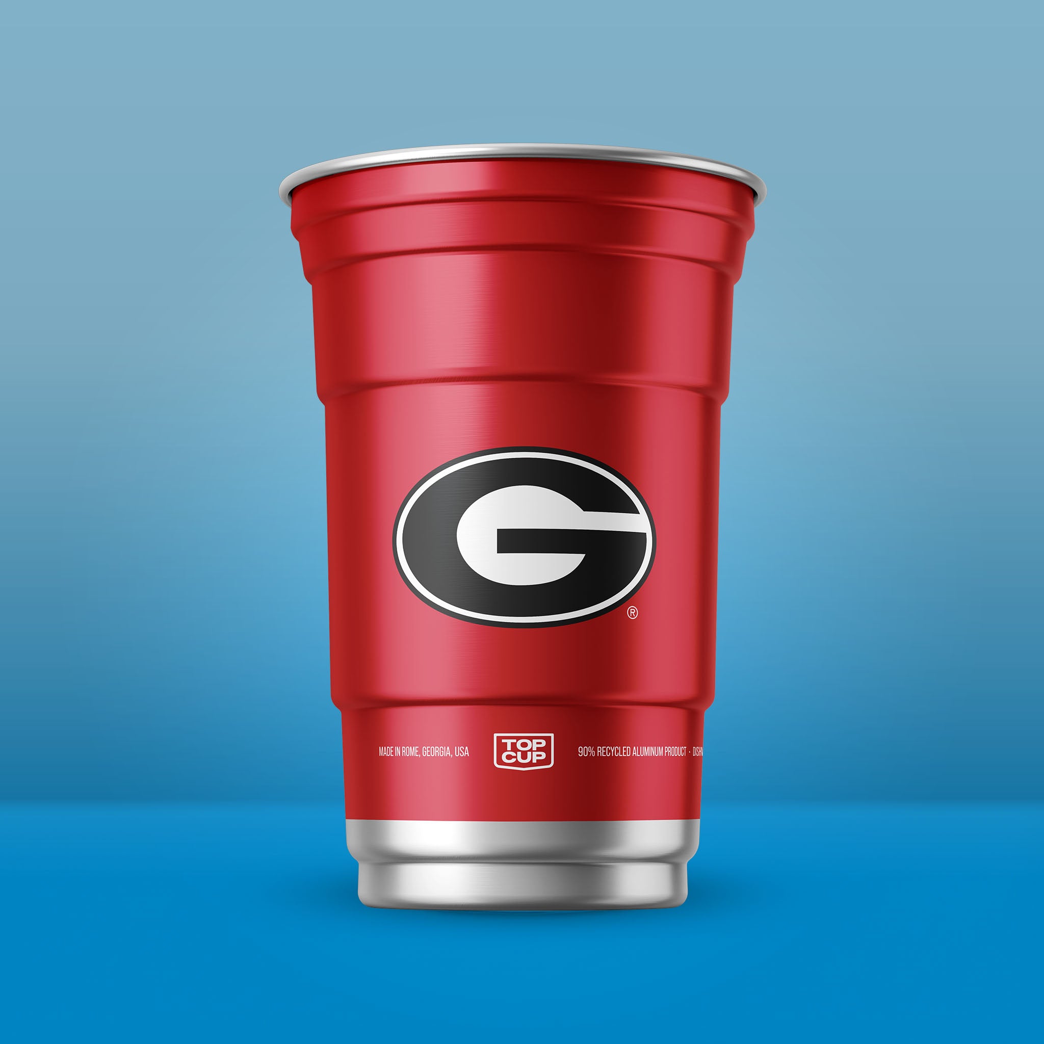 Top Cup University of Georgia Aluminum Party Cups