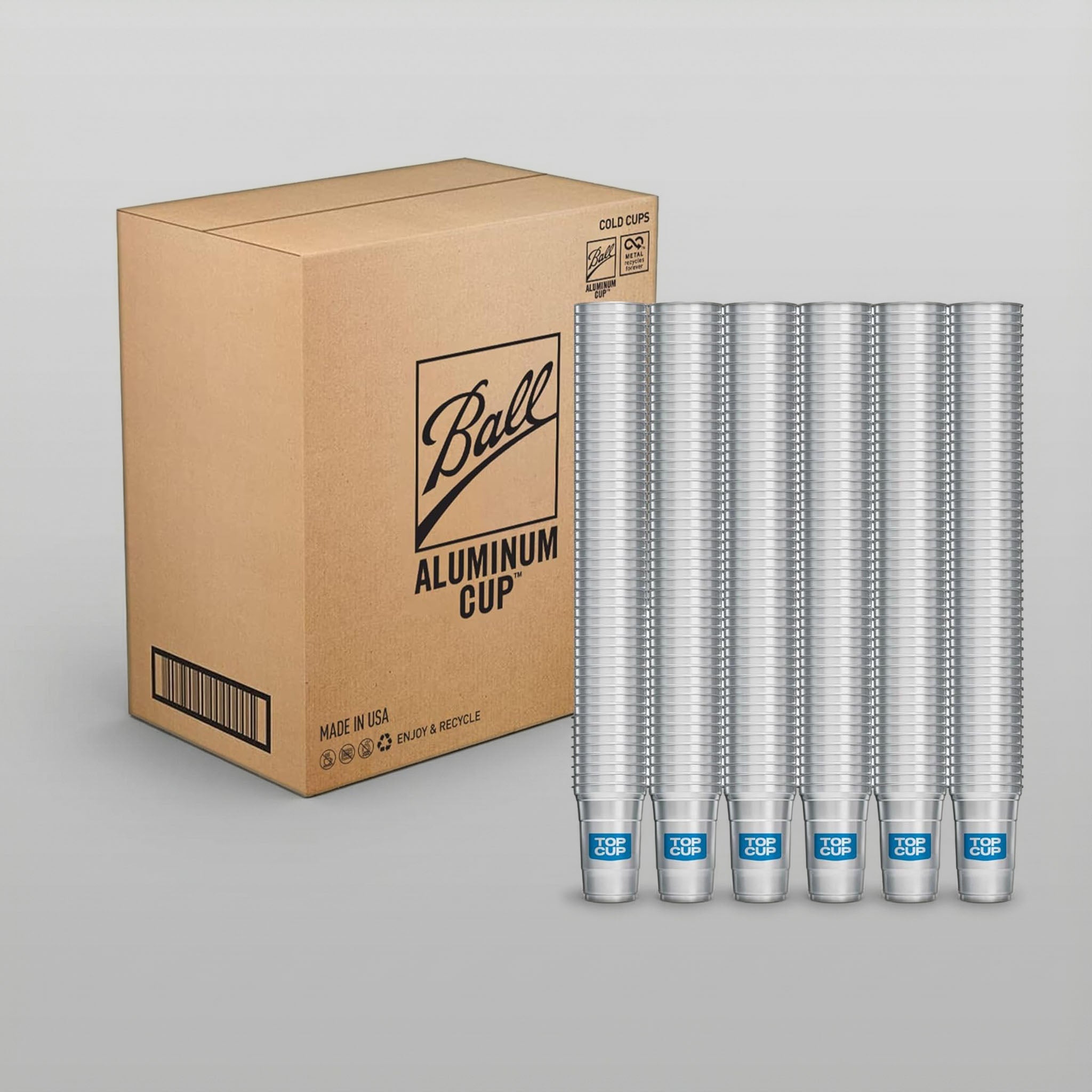 Top Cup Aluminum Cup Bulk Packs
