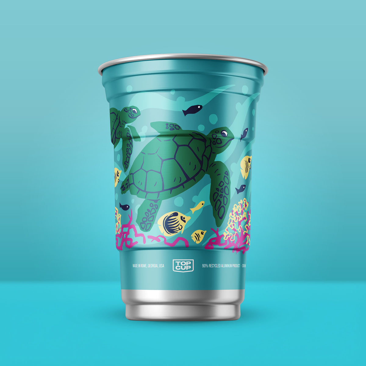 Kids Sea Design Aluminum Cup