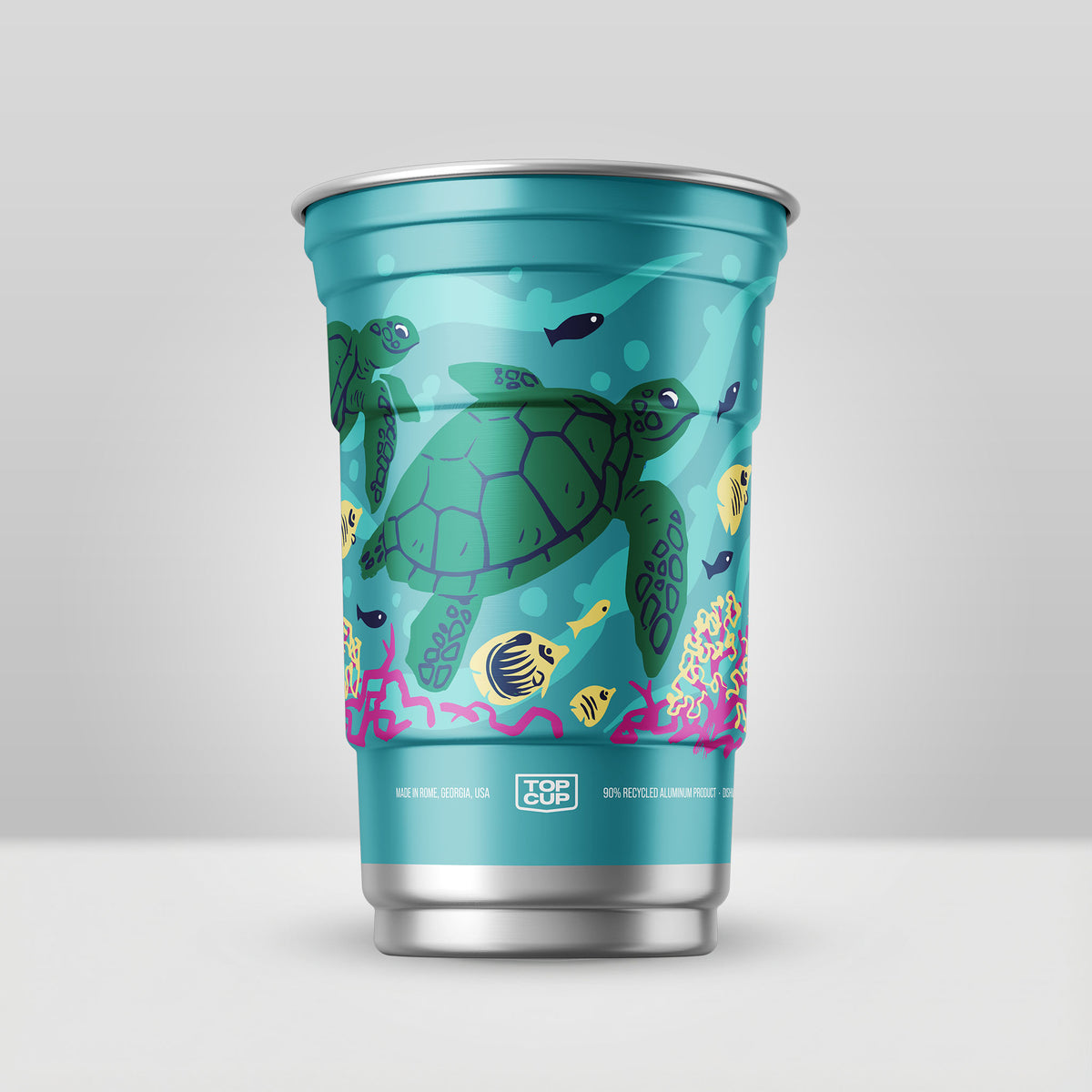 Kids Sea Design Aluminum Cup