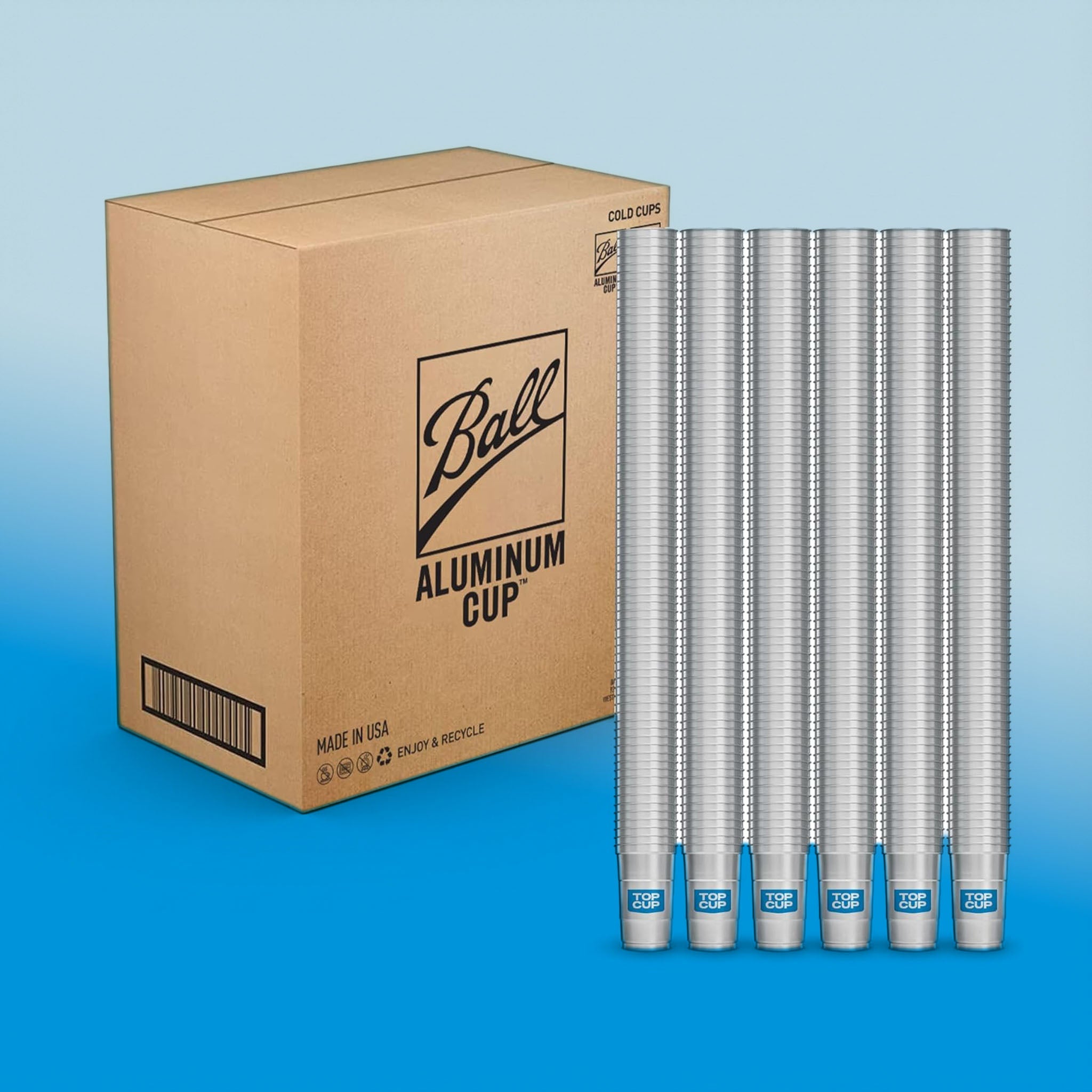 Top Cup Aluminum Cup Bulk Packs