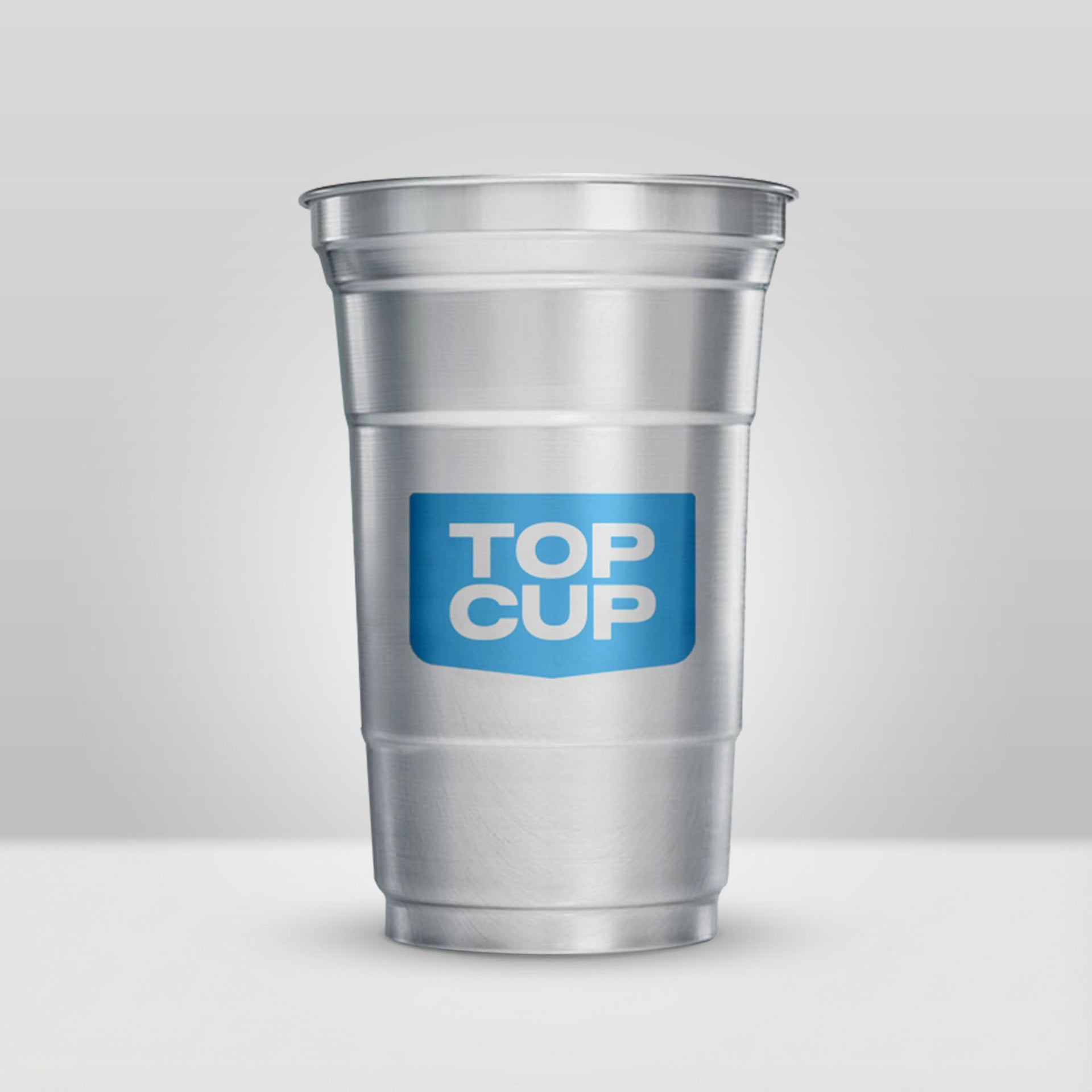 Top Cup Reusable Party Cup – Durable Aluminum Drink Cup – Top Cup Aluminum  Cups