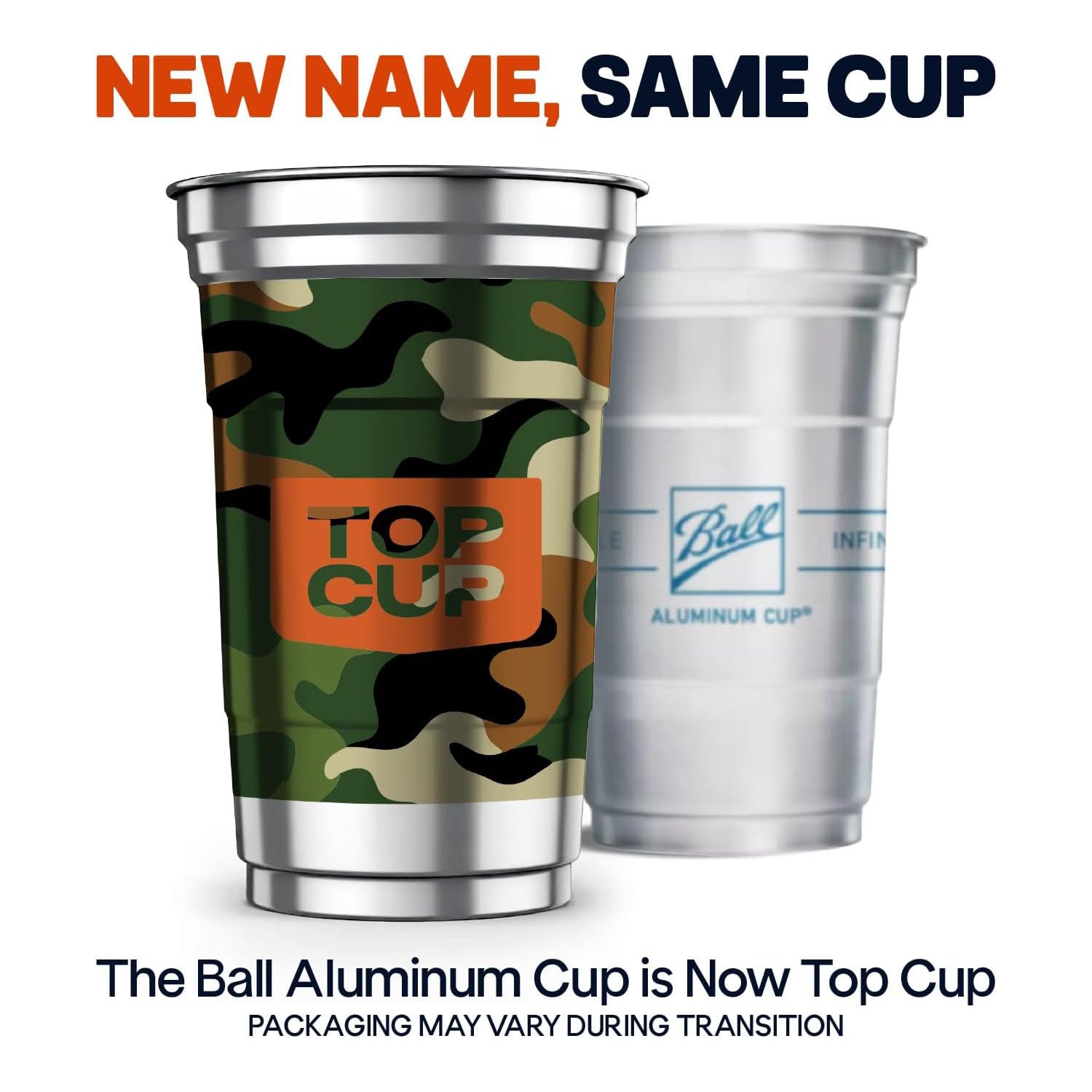 Top Cup Camo Design Aluminum Cup