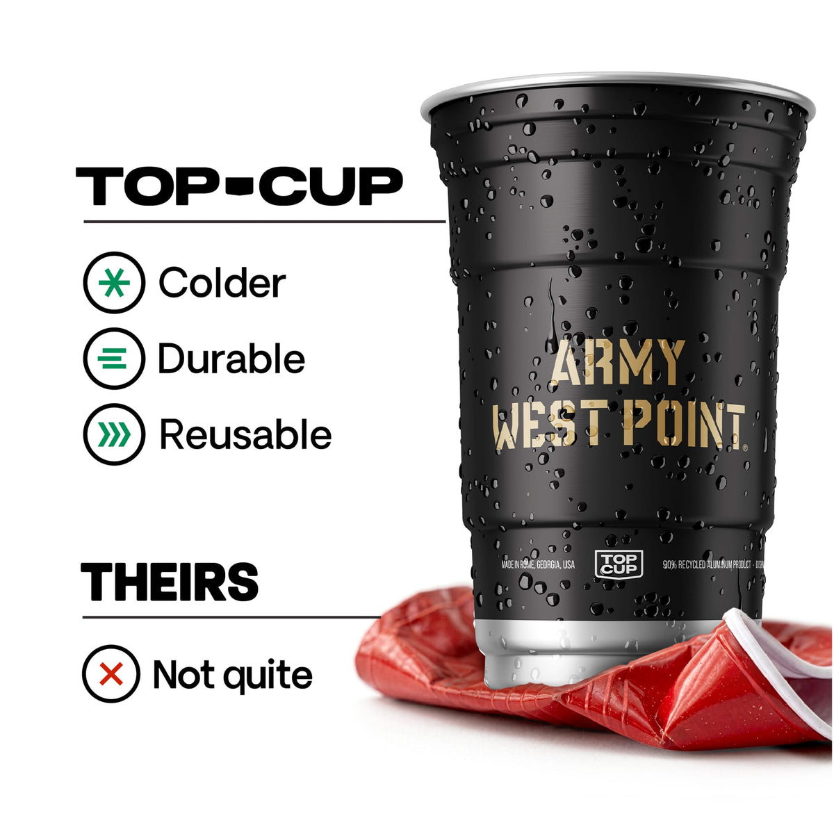 United States Military Academy NCAA Aluminum Cup