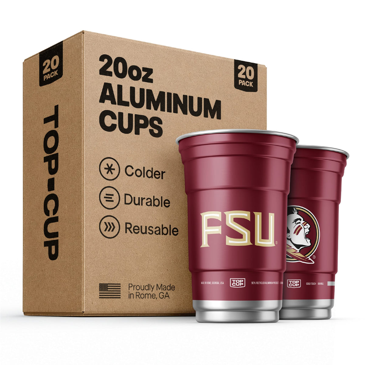 Florida State University NCAA Aluminum Cup