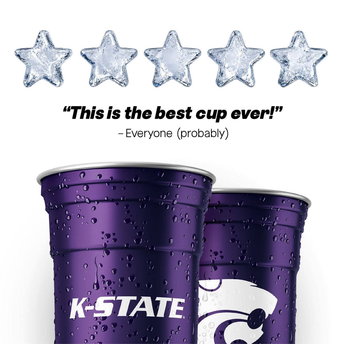 Kansas State University NCAA Aluminum Cup