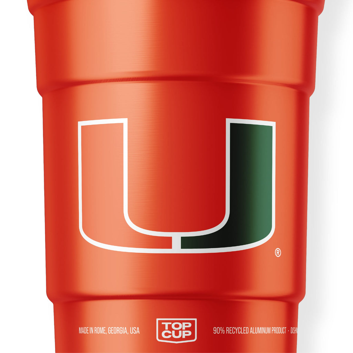 University of Miami NCAA Aluminum Cup