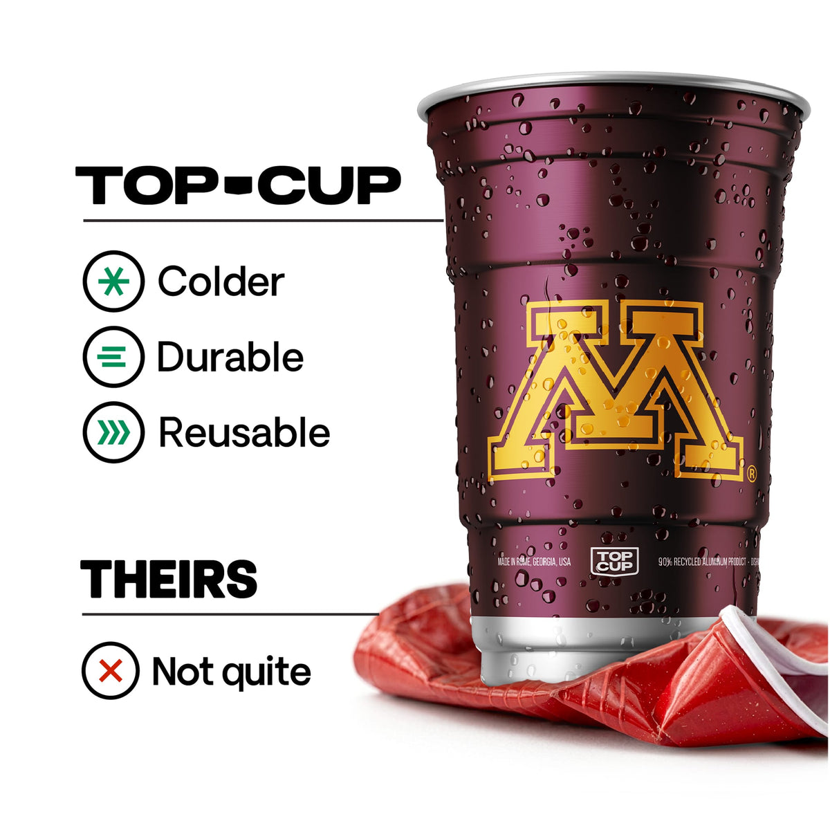 University of Minnesota NCAA Aluminum Cup