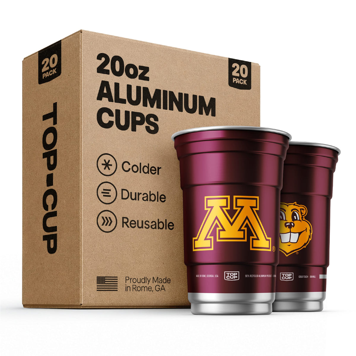 University of Minnesota NCAA Aluminum Cup