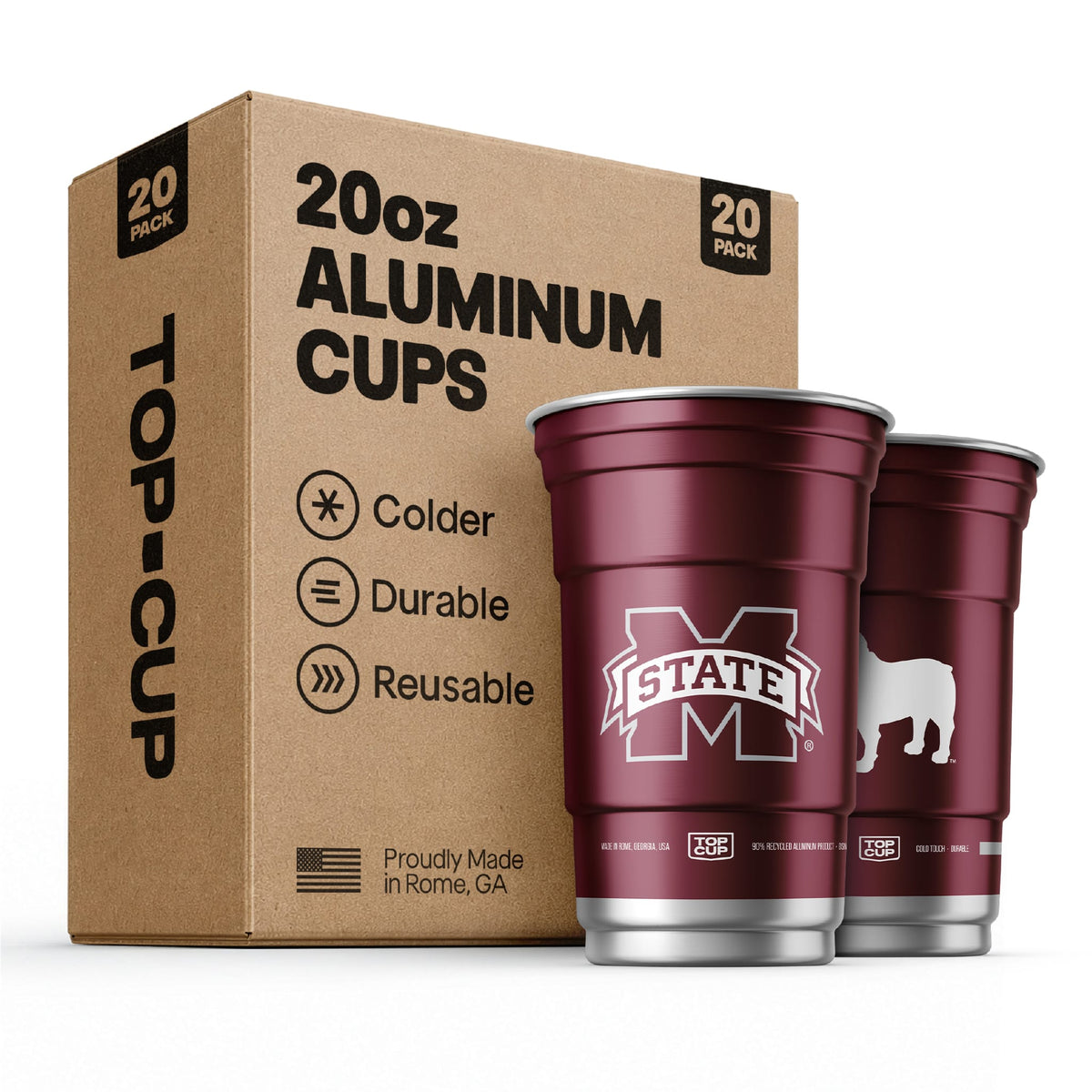 Mississippi State University NCAA Aluminum Cup