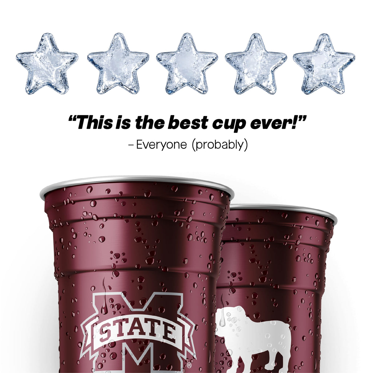Mississippi State University NCAA Aluminum Cup