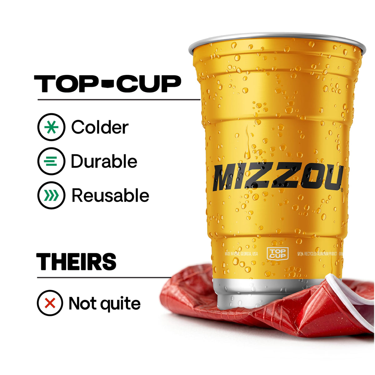 University of Missouri NCAA Aluminum Cup