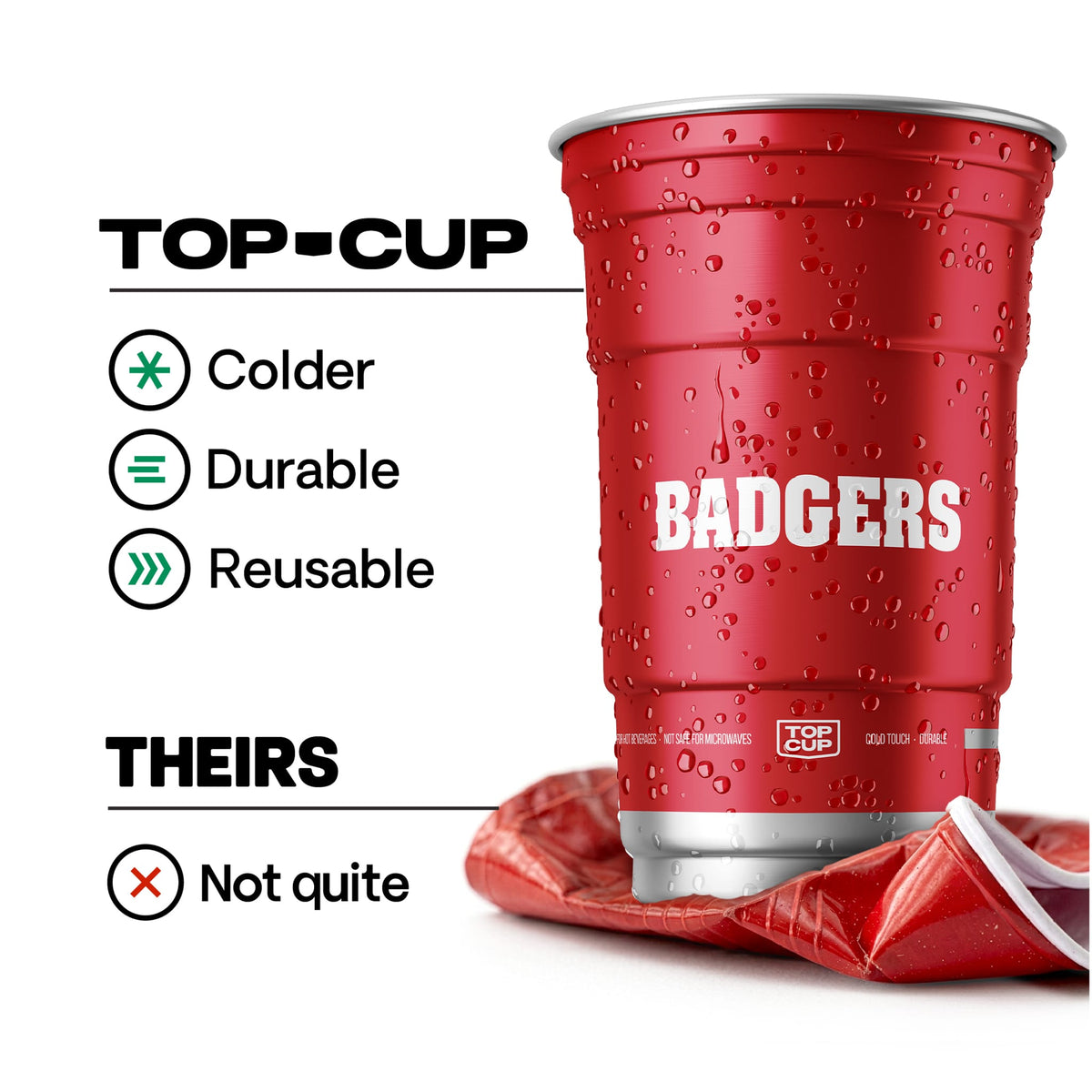 University of Wisconsin NCAA Aluminum Cup