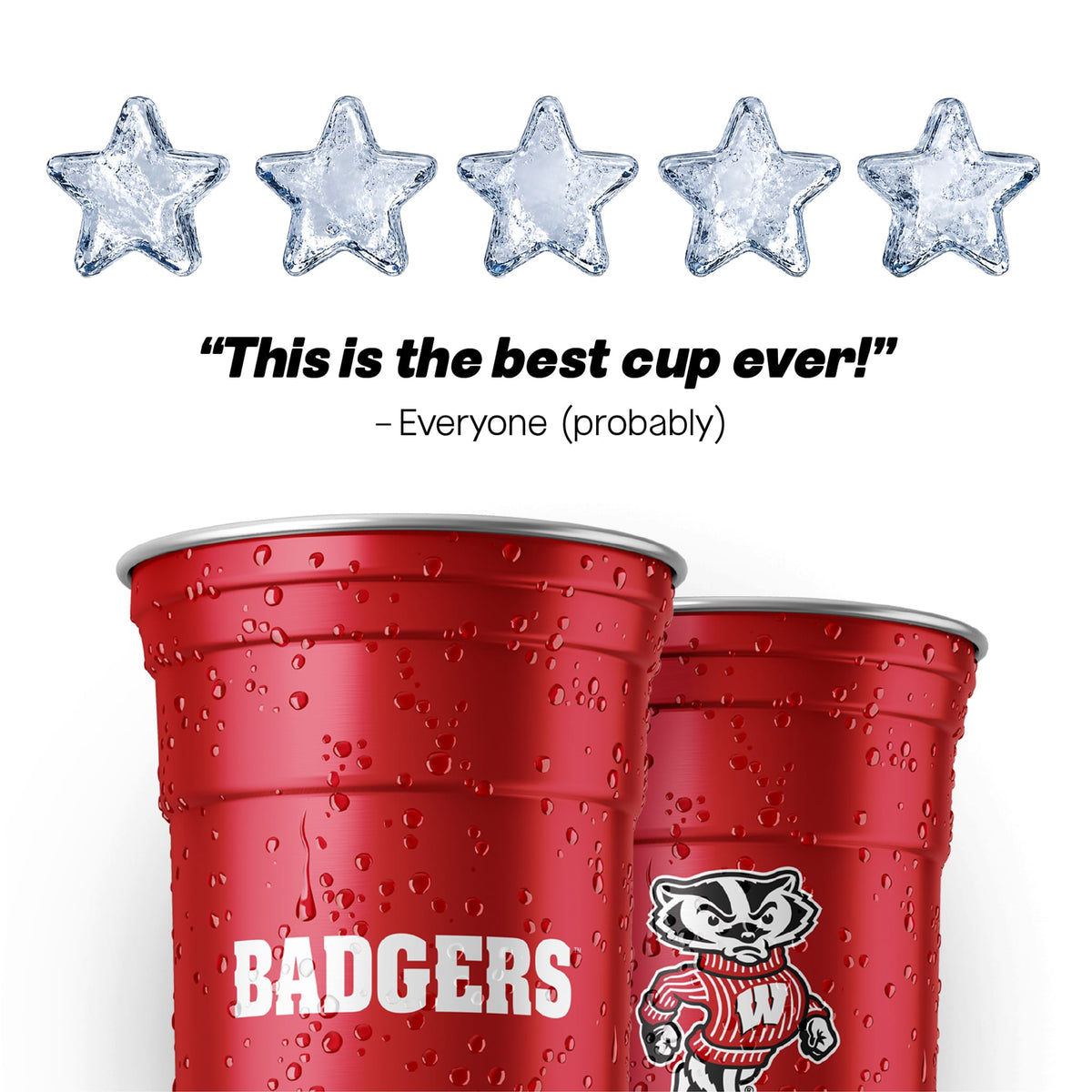 University of Wisconsin NCAA Aluminum Cup