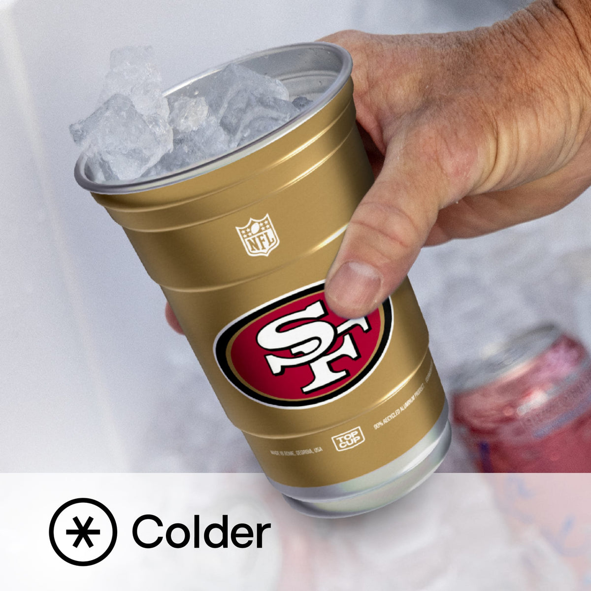 Top Cup San Francisco 49ers NFL Aluminum Cup