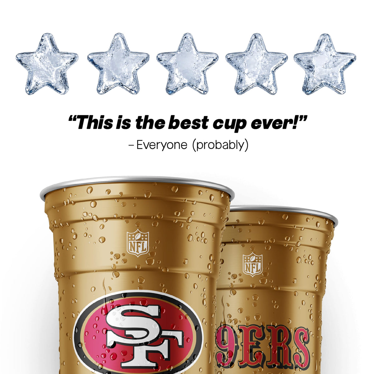 Top Cup San Francisco 49ers NFL Aluminum Cup