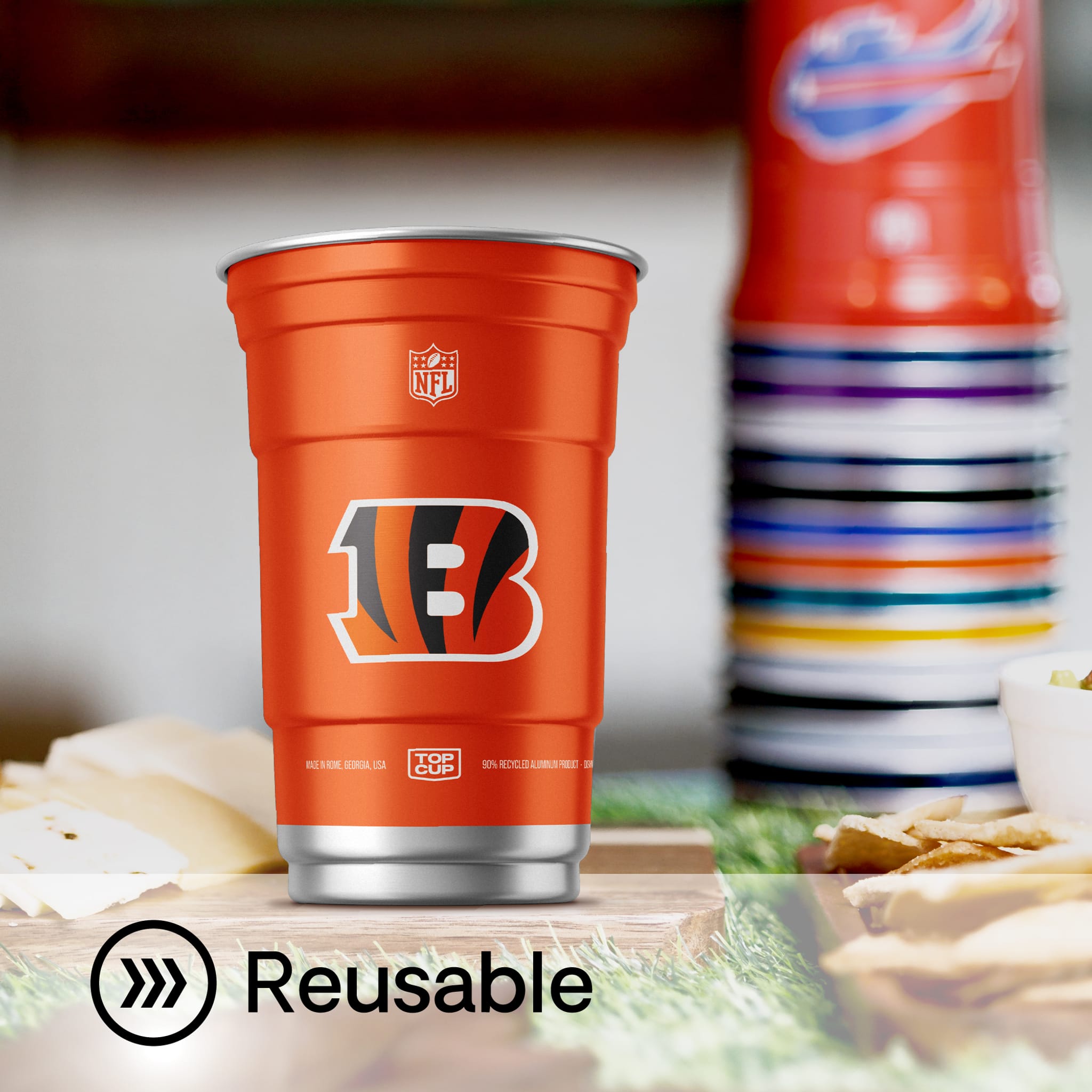 Top Cup Cincinnati Bengals NFL Aluminum Cup
