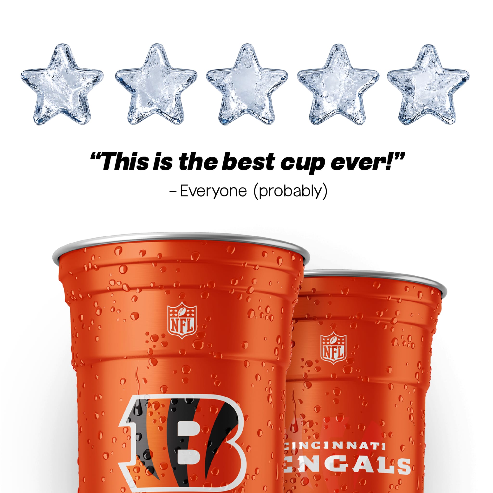 Top Cup Cincinnati Bengals NFL Aluminum Cup
