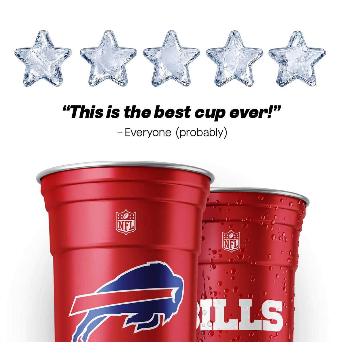 Top Cup Buffalo Bills NFL Aluminum Cup