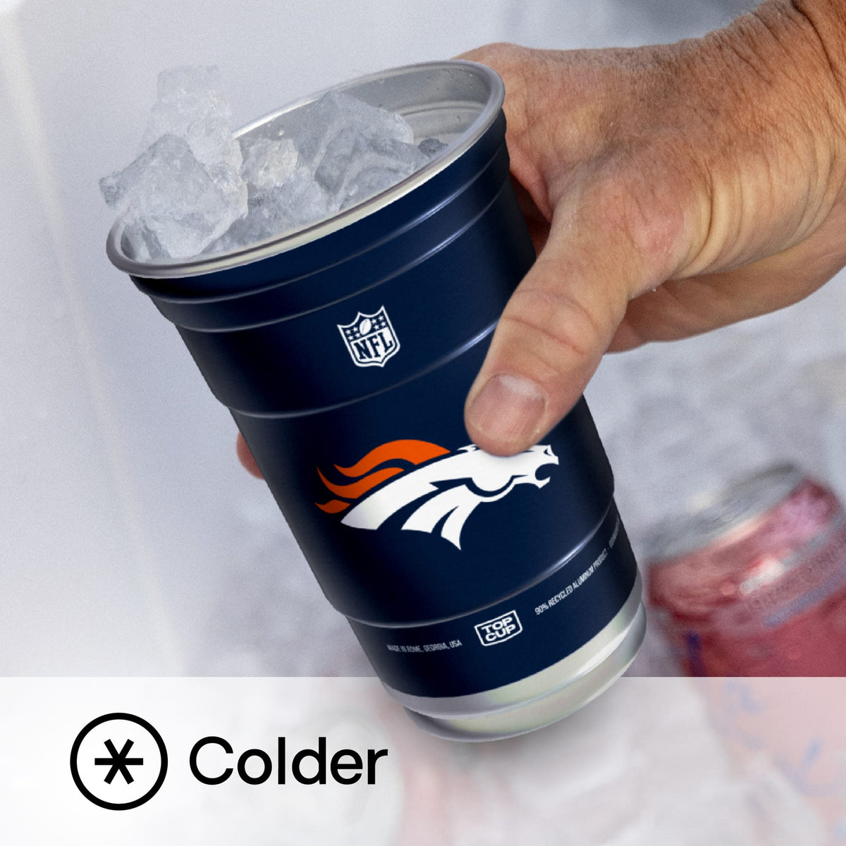 Top Cup Denver Broncos NFL Aluminum Cup