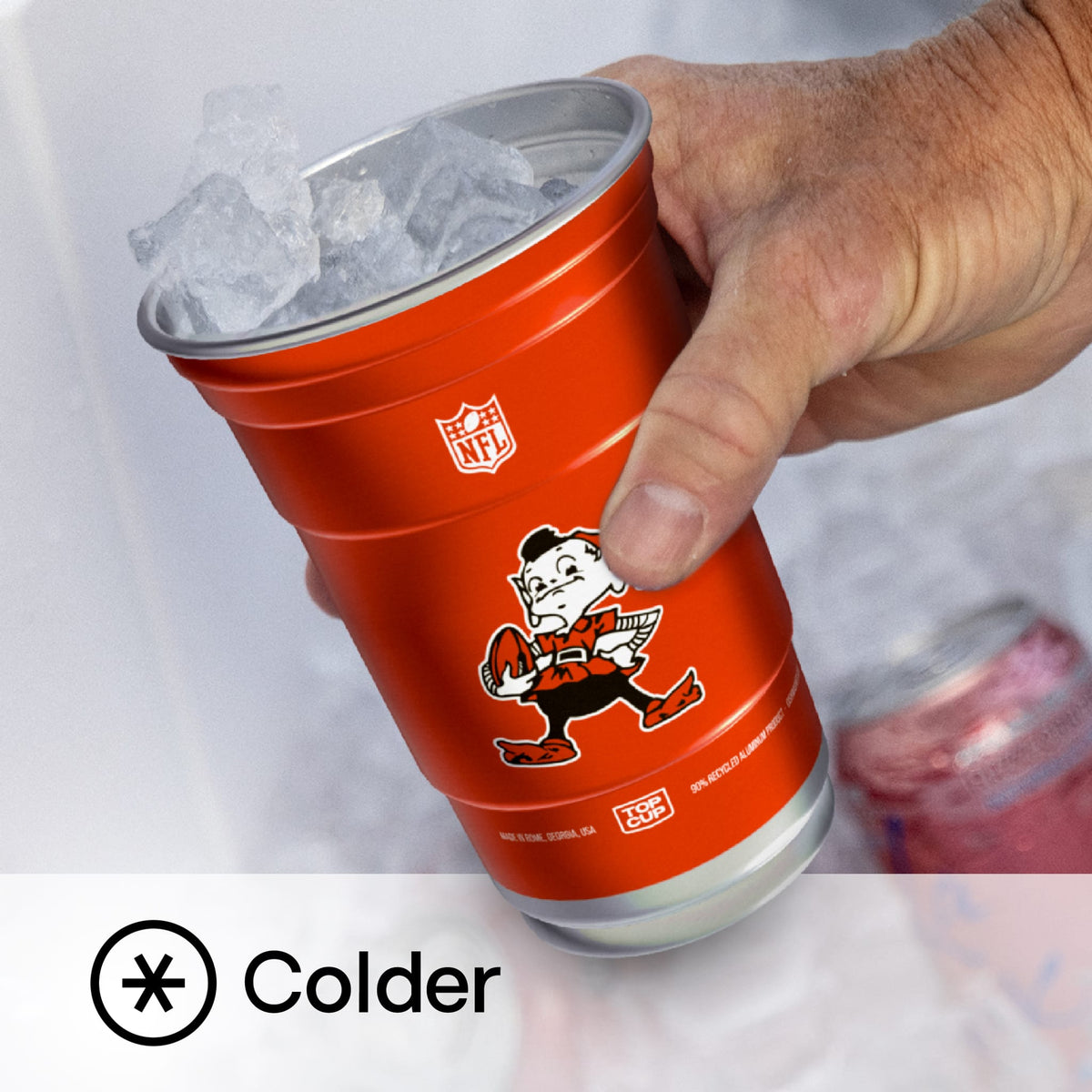 Top Cup Cleveland Browns NFL Aluminum Cup