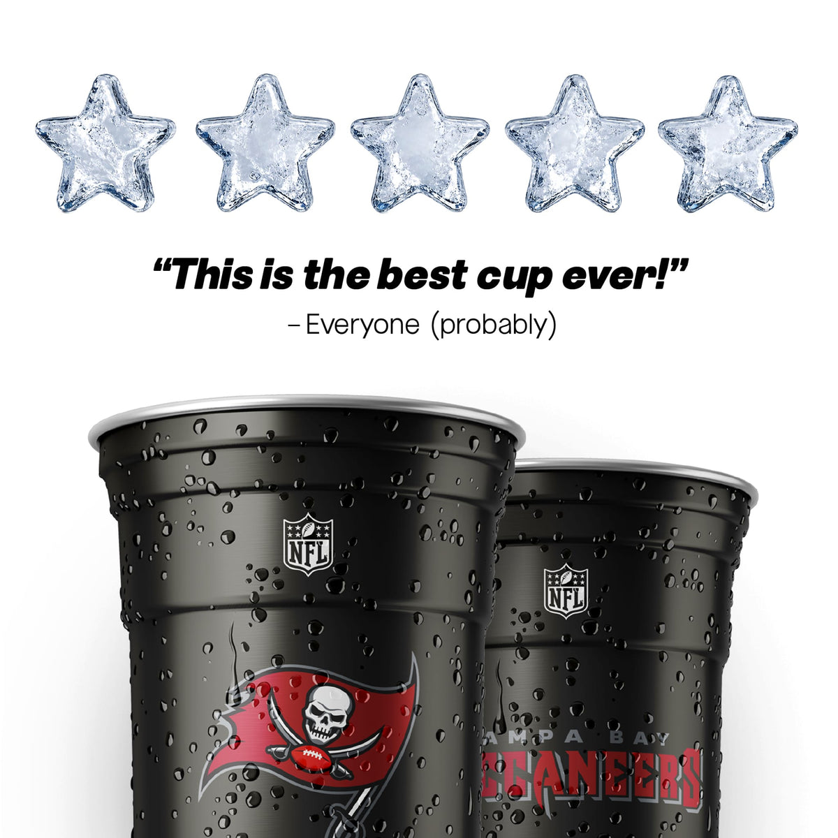 Top Cup Tampa Bay Buccaneers NFL Aluminum Cup