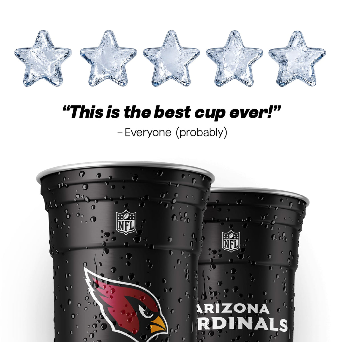 Top Cup Arizona Cardinals NFL Aluminum Cup