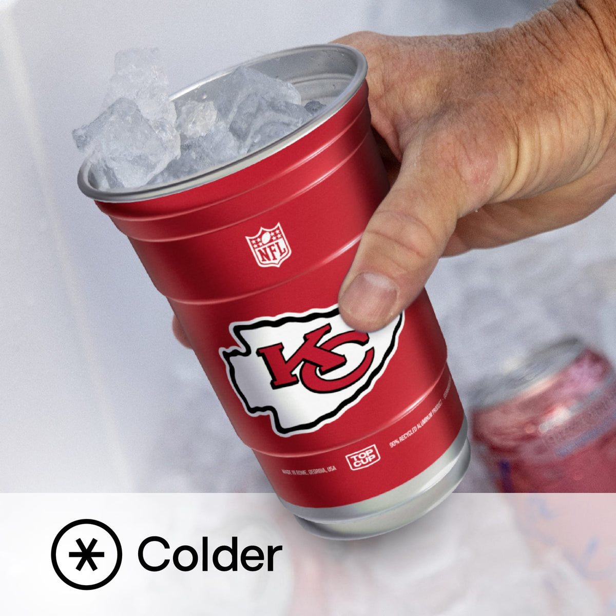 Top Cup Kansas City Chiefs NFL Aluminum Cup