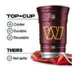 Top Cup Washington Commanders NFL Aluminum Cup