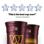 Top Cup Washington Commanders NFL Aluminum Cup