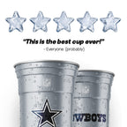 Top Cup Dallas Cowboys NFL Aluminum Cup