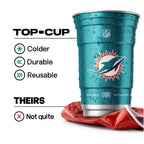 Top Cup Miami Dolphins NFL Aluminum Cup